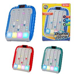 Digitální hra hlavolam plast 11x15cm na baterie se zvukem 3 barvy v krabičce 11,5x15cm