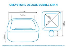 Vířivka Intex Greystone Deluxe 4 AP 28450NP 2025