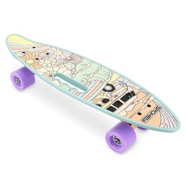 Spokey GROOVY Pennyboard s rukojetí, 56 cm