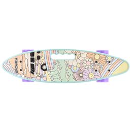 Spokey GROOVY Pennyboard s rukojetí, 56 cm