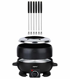 ALPINA Elektrické fondue + 6 vidliček 2,3 l černá ED-227088