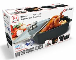 ALPINA Pekáč s aroma poklicí do trouby i na sporák 5,5 l ED-216918