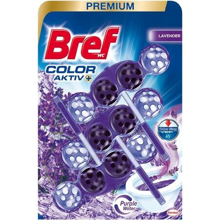 Bref WC Power Aktiv Lavender WC kuličky 3 x 50 g