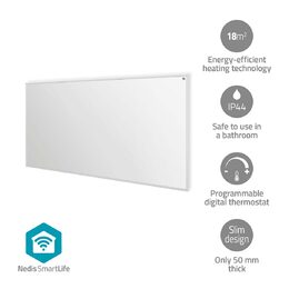 SmartLife HTIP700WTW infračervený topný panel 700W, IP44, nastavitelný termostat