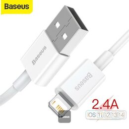 Datový kabel Baseus Superior Series USB/Lightning 1m (2.4 A) bílá