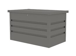 Zahradní box G21 Denver 280 L, metalický šedý plechový
