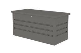 Zahradní box G21 Denver 400 L, metalický šedý plechový