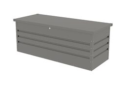 Zahradní box G21 Denver 560 L, metalický šedý plechový