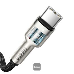 Datový kabel Baseus Cafule USB-C na USB-C 2m 100W černý