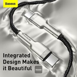 Datový kabel Baseus Cafule USB-C/USB-C 1m 100W (20V 5A) černý