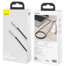 Datový kabel Baseus Cafule USB-C/USB-C 1m 100W (20V 5A) černý