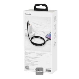 Datový kabel Baseus Tungsten Gold USB-C/USB-C 2m 100W černý