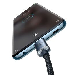 Datový kabel Baseus Crystal Shine USB-C/USB-C 2m 100W černý