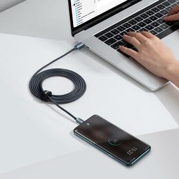 Datový kabel Baseus Crystal Shine USB-C/USB-C 2m 100W černý