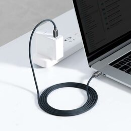 Datový kabel Baseus Crystal Shine USB-C/USB-C 2m 100W černý