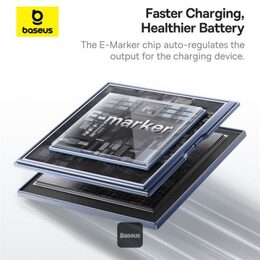 Datový magnetický kabel Baseus Tungsten Gold USB-C/USB-C 1m 100W černý