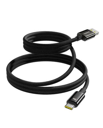 Magnetický nabíjecí kabel Baseus Tungsten USB/USB-C 1m 100W černý