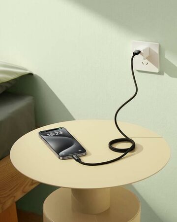 Magnetický nabíjecí kabel Baseus Tungsten USB/USB-C 1m 100W černý
