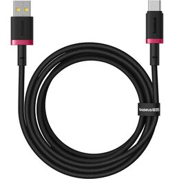 Rychlonabíjecí kabel Baseus Dura USB/USB-C 1m 60W černo červený