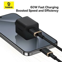 Rychlonabíjecí kabel Baseus Dura USB/USB-C 2m 60W černo zlatý