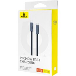 Datový kabel Baseus Flash USB-C/USB-C 1m 240W černý