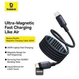 Datový kabel Baseus PicoGo magnetic USB-C/USB-C 1m 240W černý