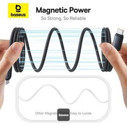 Datový kabel Baseus PicoGo magnetic USB-C/USB-C 1m 240W černý