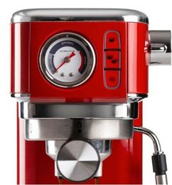 Ariete Pákový kávovar Moderna Slim 1381/33, červený