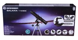 Bresser Galaxia 114/900 Telescope, w/smartphone ad