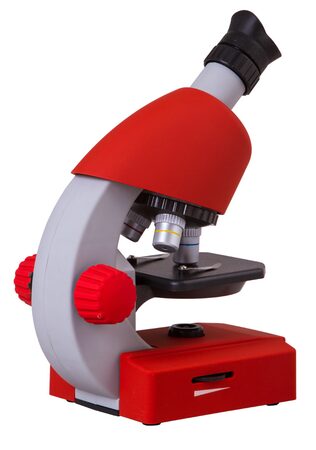 Bresser Junior 40x-640x Microscope, red (70122)