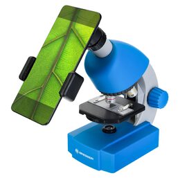 Bresser Junior 40x-640x Microscope, blue
