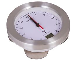 Bresser MyTime Bath Waterproof Wall Clock, white