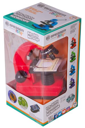 Bresser Junior Student Biolux SEL Microscope, red