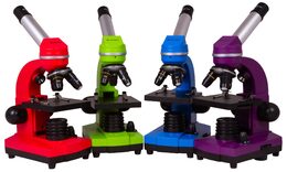 Bresser Junior Student Biolux SEL Microscope, blue
