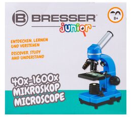 Bresser Junior Student Biolux SEL Microscope, blue