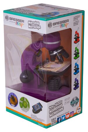 Bresser Junior Student Biolux SEL Microscope,purpl