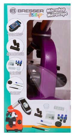 Bresser Junior Student Biolux SEL Microscope,purpl