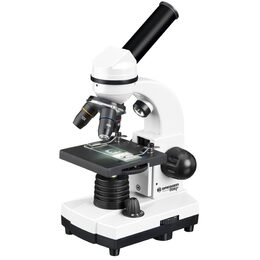 Mikroskop Bresser Junior Biolux SEL 40–1600x s kufříkem, bílý
