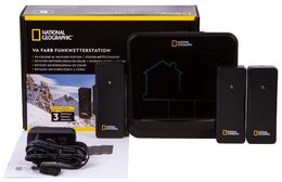 Barevná meteostanice Bresser National Geographic VA se 3 venkovními senzory