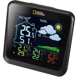 Barevná meteostanice Bresser National Geographic VA se 3 venkovními senzory