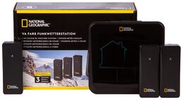 Barevná meteostanice Bresser National Geographic VA se 3 venkovními senzory