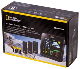 Barevná meteostanice Bresser National Geographic VA se 3 venkovními senzory