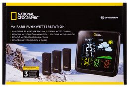 Barevná meteostanice Bresser National Geographic VA se 3 venkovními senzory
