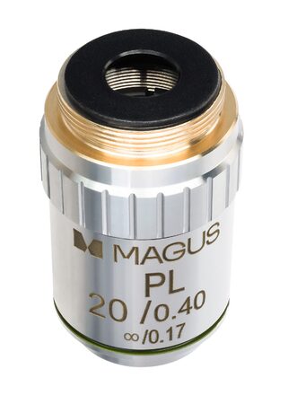 Rovinný objektiv s korekcí na nekonečno MAGUS MP20 20?/0,40 ?/0,17