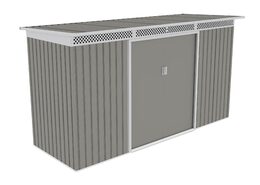 Zahradní domek G21 GRAH 483 - 340 x 142 cm, metalický šedý