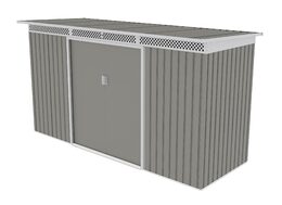 Zahradní domek G21 GRAH 483 - 340 x 142 cm, metalický šedý
