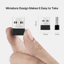 USB klient TP-Link Mercusys MA14N Wireless USB adapter, 2,4GHz