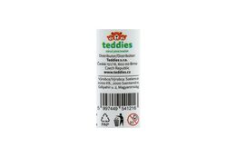 Teddies pokladnička na krk se šňůrkou 11,5cm plast asst 5 barev vodotěsná