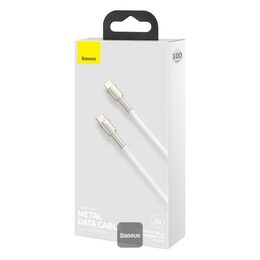 Datový kabel Baseus Cafule USB-C/Lightning PD 20W 1m bílý
