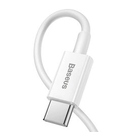 Datový kabel Baseus Superior USB-C/Lightning 1m 20W bílý